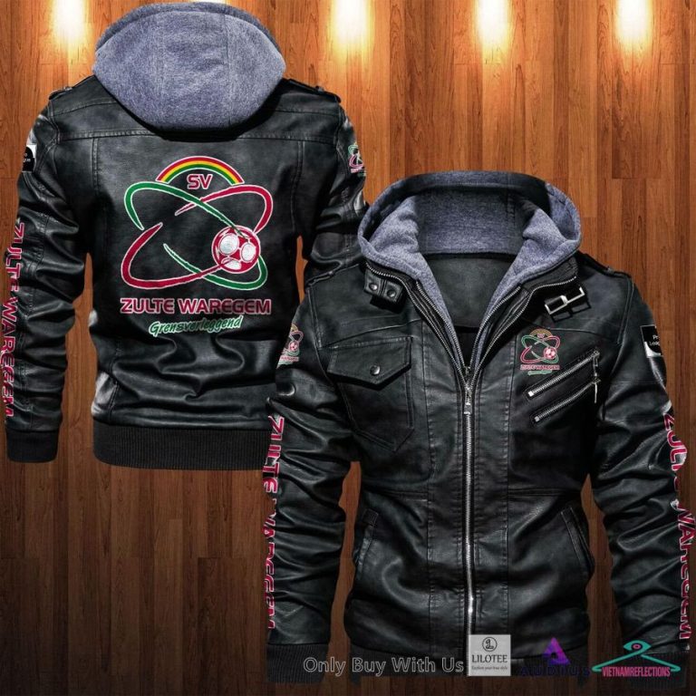 Zulte Waregem Leather Jacket - Studious look