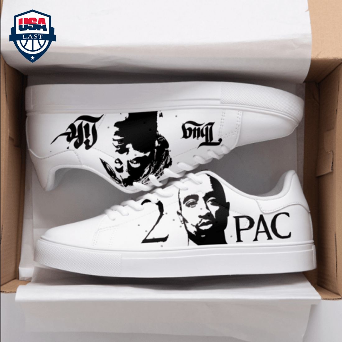 2Pac Thug Life Stan Smith Low Top Shoes
