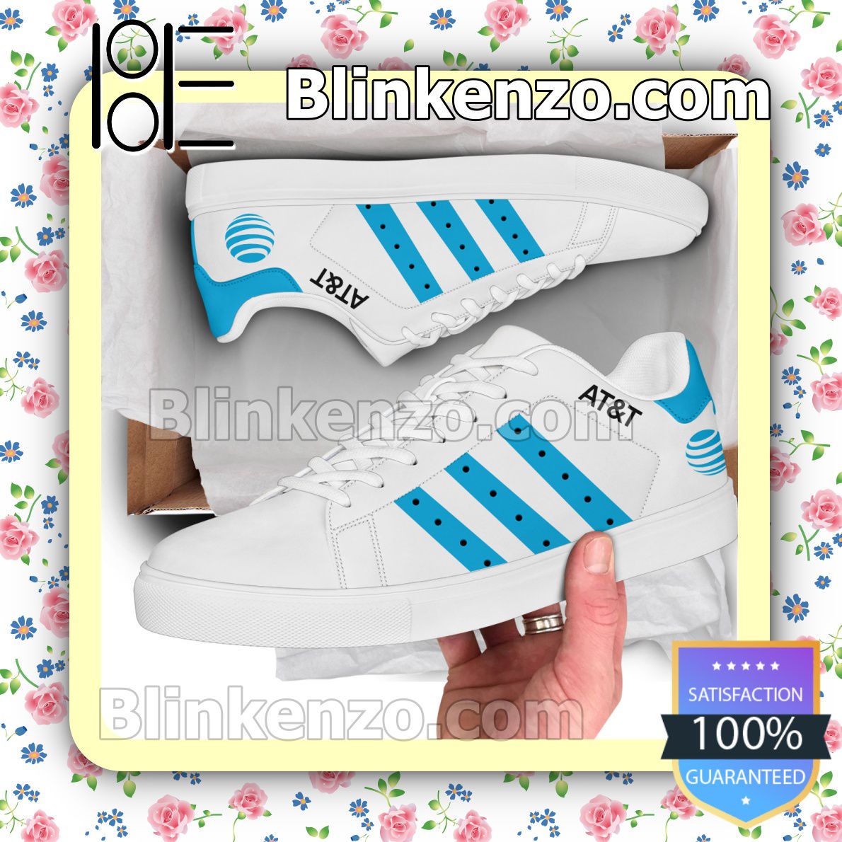 Best Shop AT&T Logo Brand Adidas Low Top Shoes