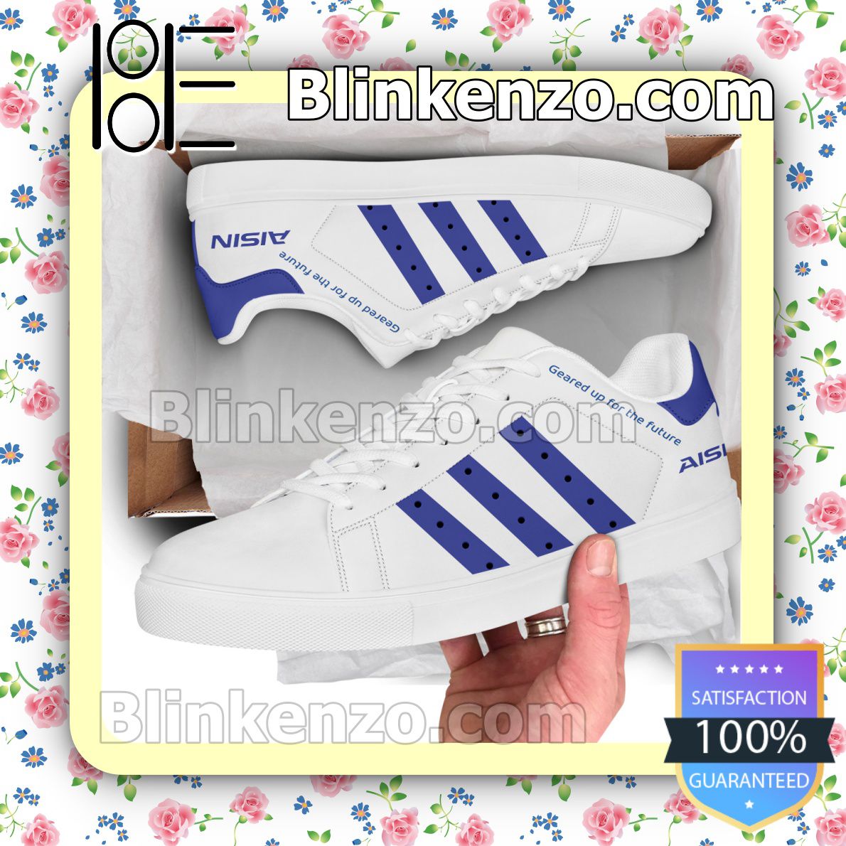 Aisin Seiki Logo Brand Adidas Low Top Shoes