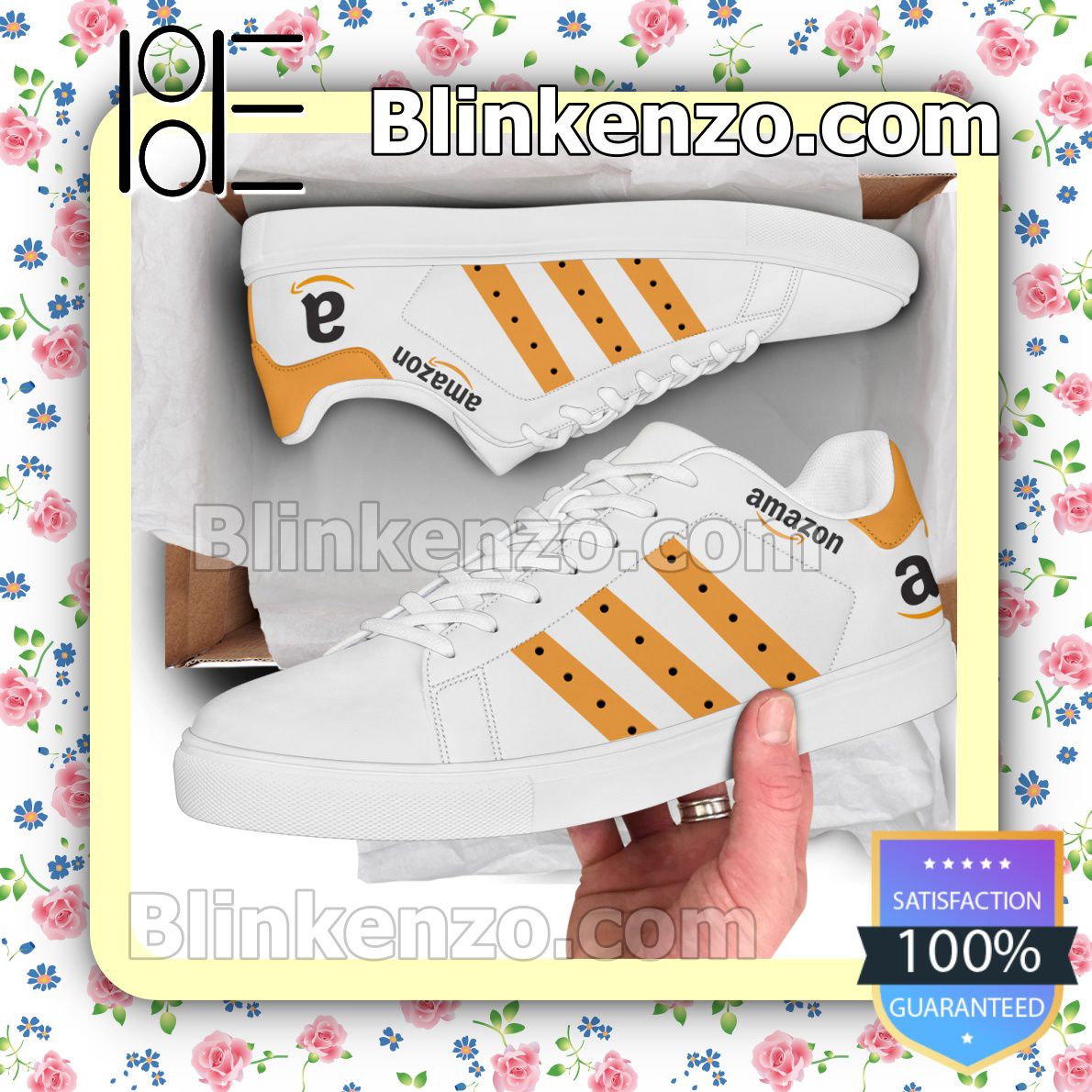 Only For Fan Amazon Logo Brand Adidas Low Top Shoes