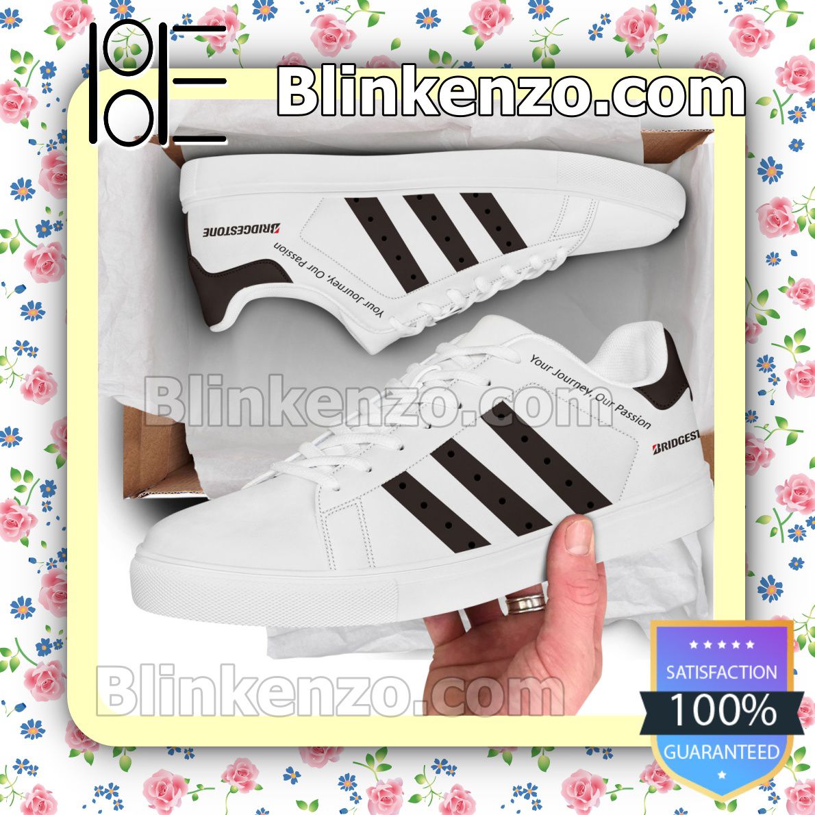 Gorgeous Bridgestone Logo Brand Adidas Low Top Shoes