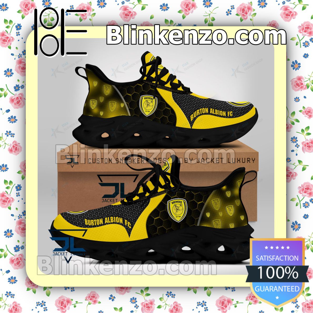 Burton Albion F.C Go Walk Sports Sneaker