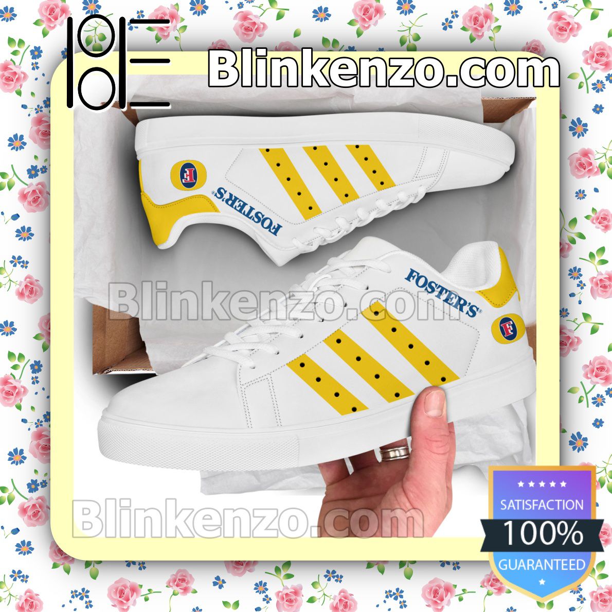 Sale Off Foster’s Logo Brand Adidas Low Top Shoes