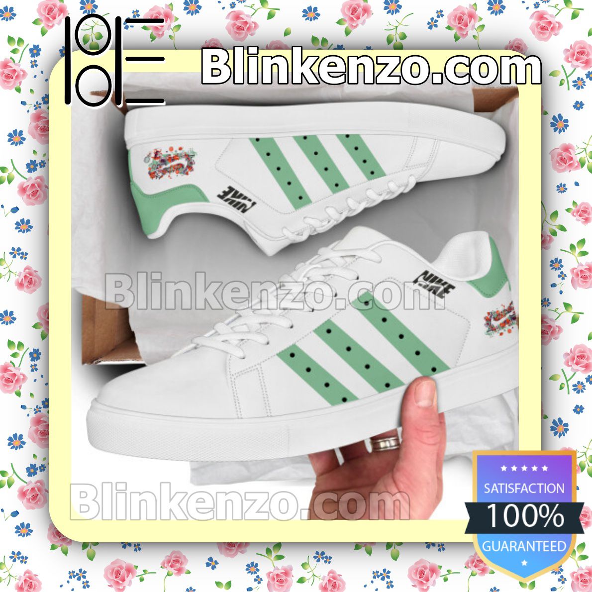 Nike Logo Brand Adidas Low Top Shoes