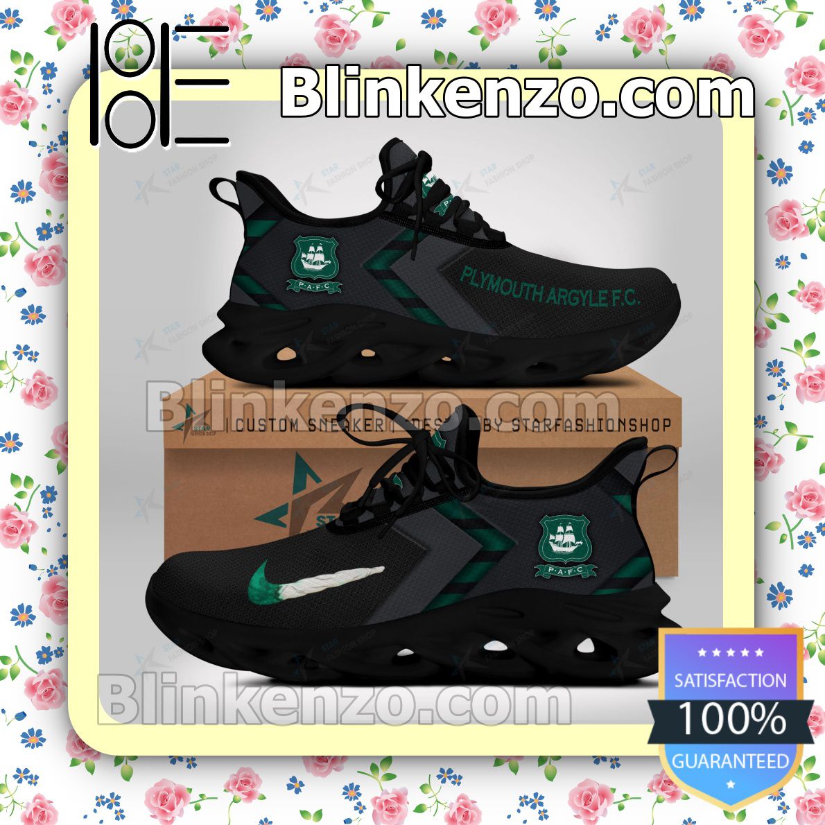 Plymouth Argyle Go Walk Sports Sneaker