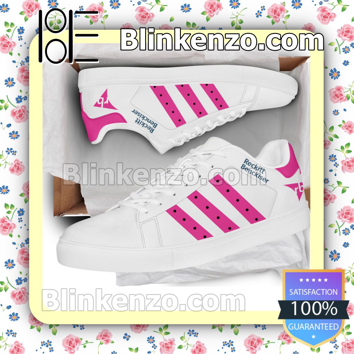 Reckitt Benckiser Group Logo Brand Adidas Low Top Shoes