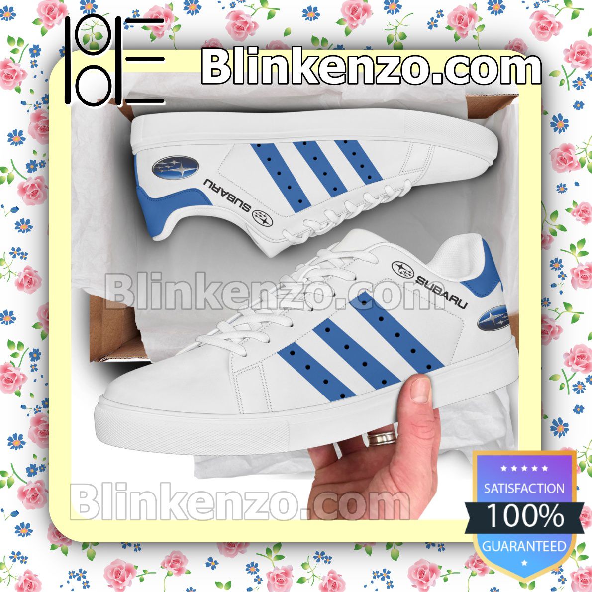 Subaru Logo Brand Adidas Low Top Shoes