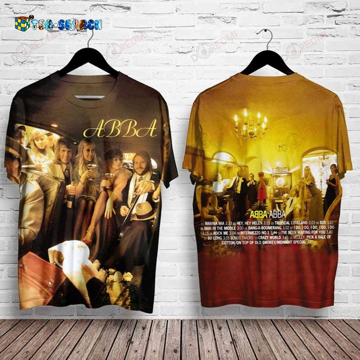 Hot ABBA 1975 3D All Over Print T-Shirt