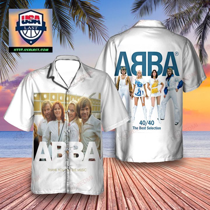 (Big Sale) Abba 40/40 The Best Selection Album Hawaiian Shirt