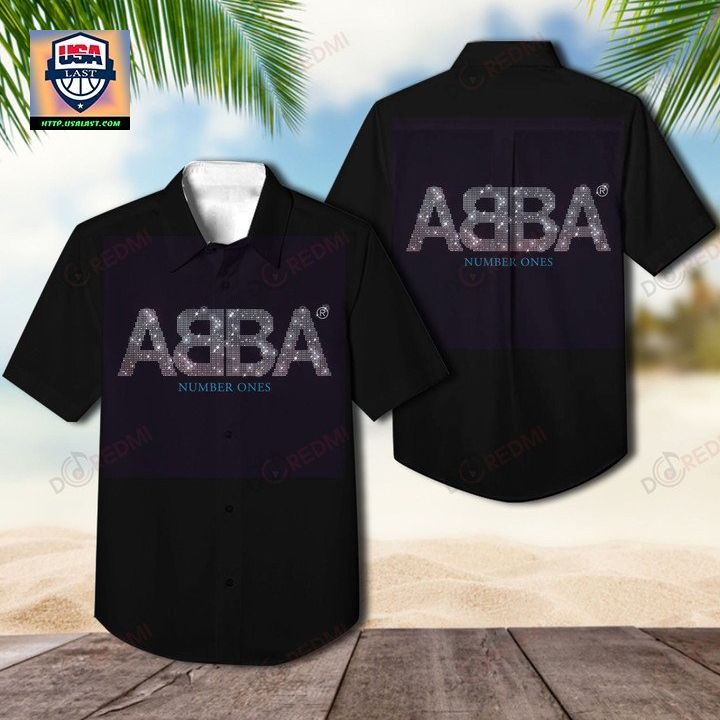 Abba Number Ones Album Hawaiian Shirt - You tried editing this time?