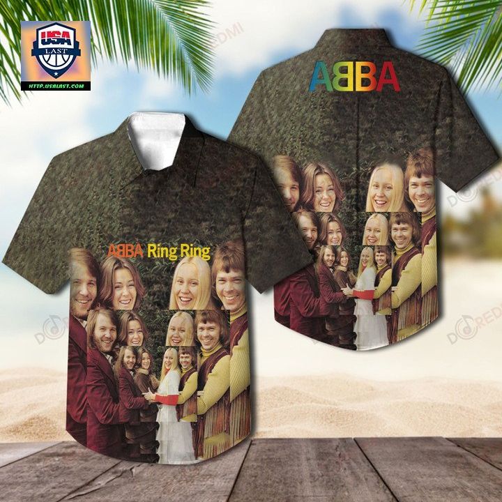 Abba Ring Ring Album Hawaiian Shirt - You look beautiful forever