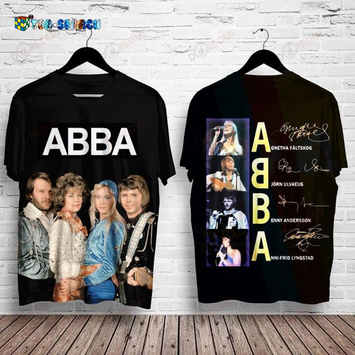 Abba Signatures All Over Print Shirt - Loving, dare I say?