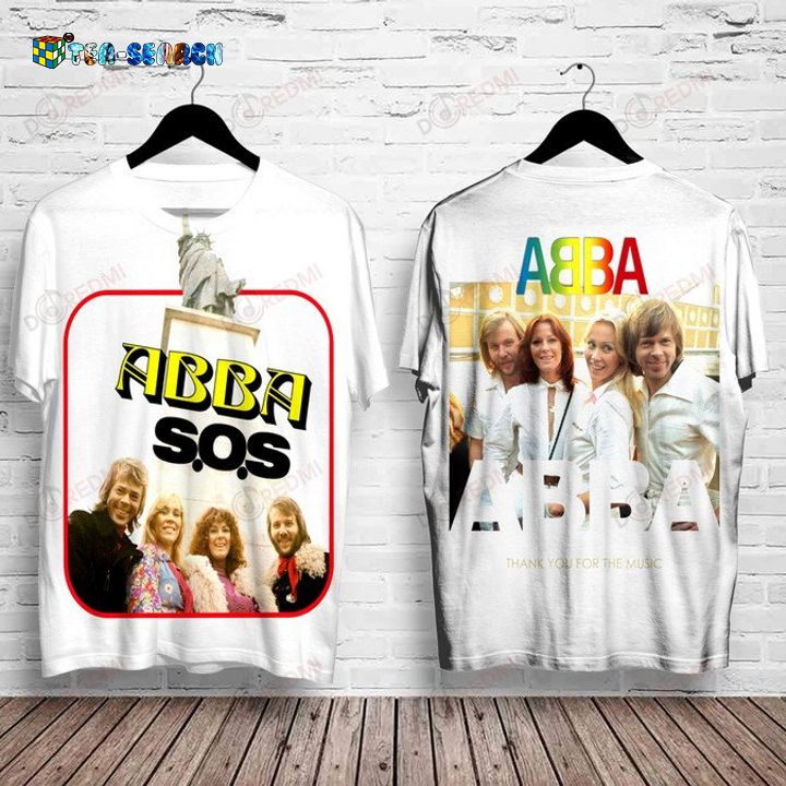 Abba SOS All Over Print Shirt - Best couple on earth
