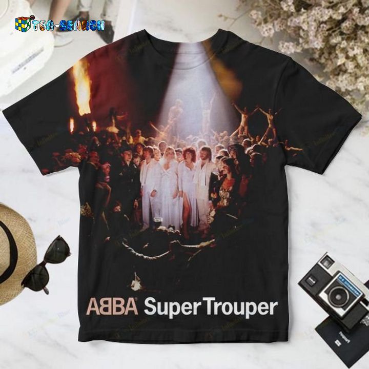 Top Hot Abba Super Trouper Unisex 3D All Over Printed Shirt