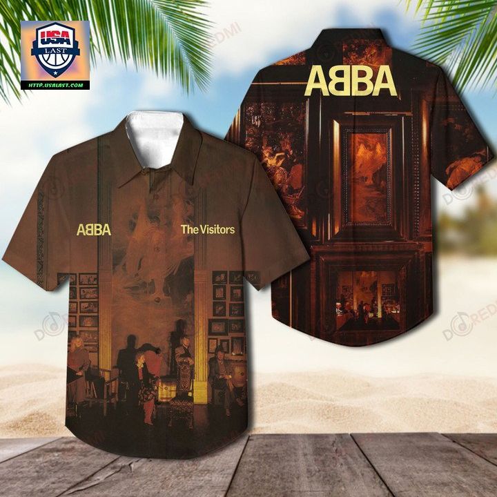 Abba The Visitors Album Hawaiian Shirt - Super sober