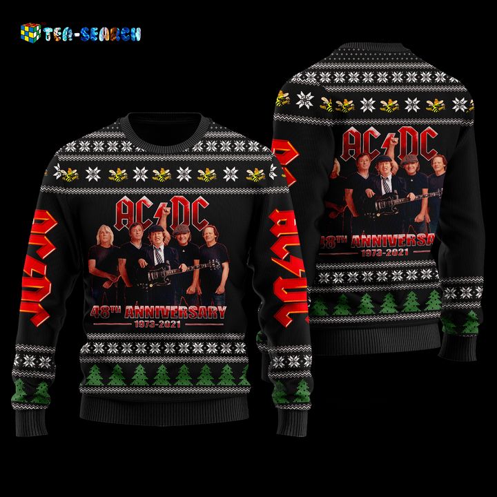 AC/DC Faux Wool Sweater Black Version
