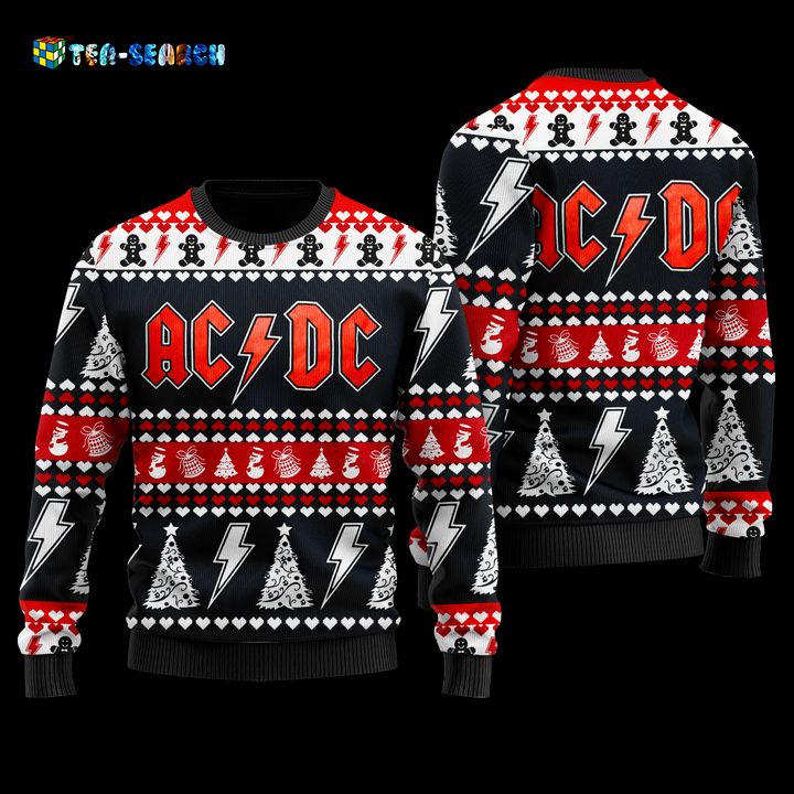 AC/DC Faux Wool Sweater Version 1