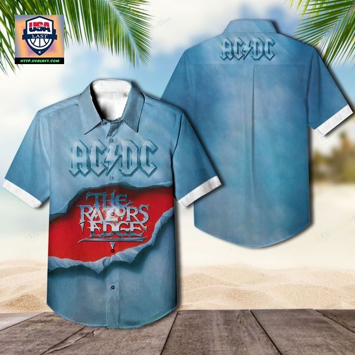 AC DC The Razors Edge Album Hawaiian Shirt - Sizzling