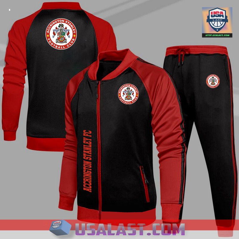 Accrington Stanley F.C Sport Tracksuits 2 Piece Set - Stand easy bro