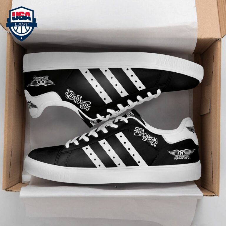Aerosmith White Stripes Stan Smith Low Top Shoes - You look different and cute