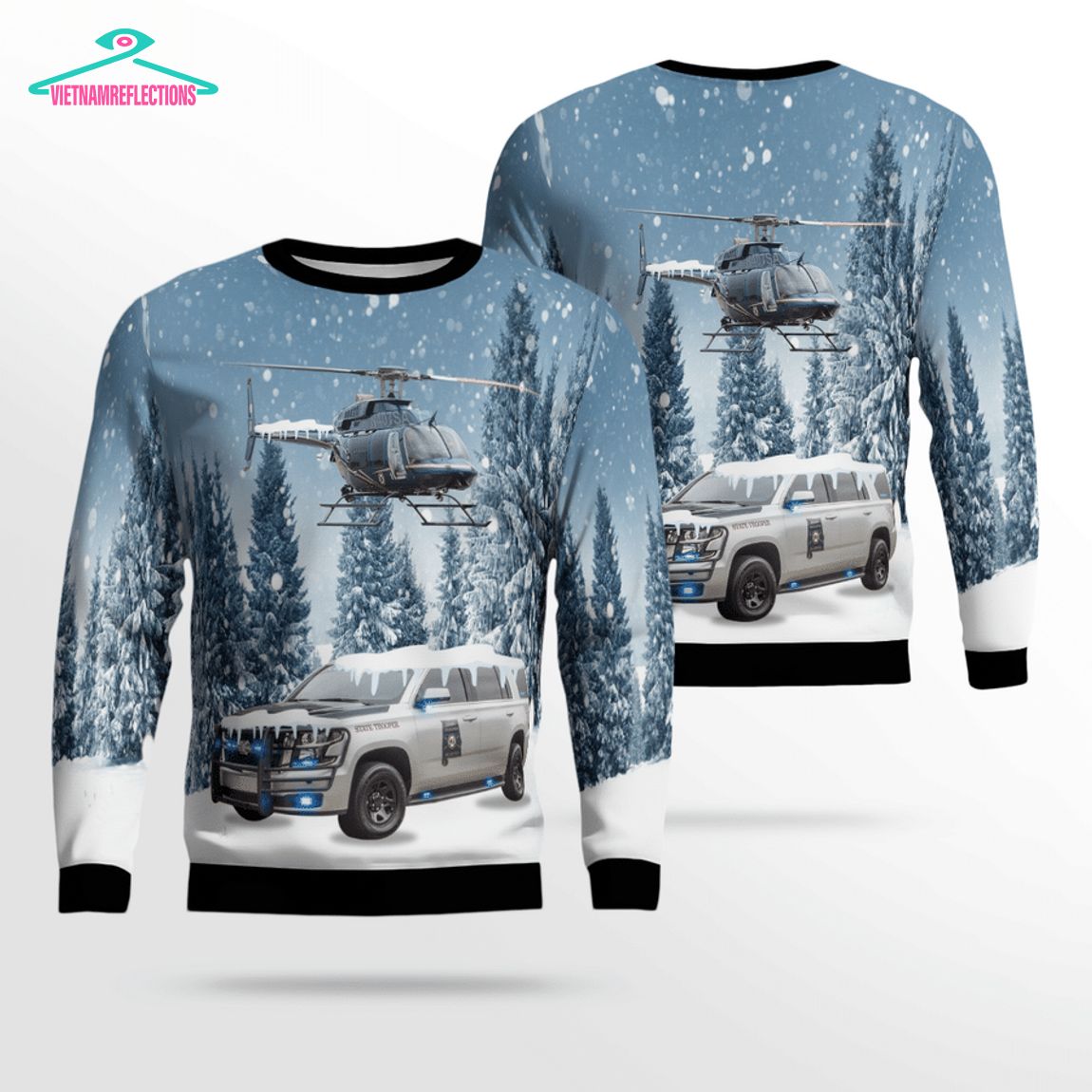 Alabama State Troopers Ver 2 3D Christmas Sweater - Nice bread, I like it