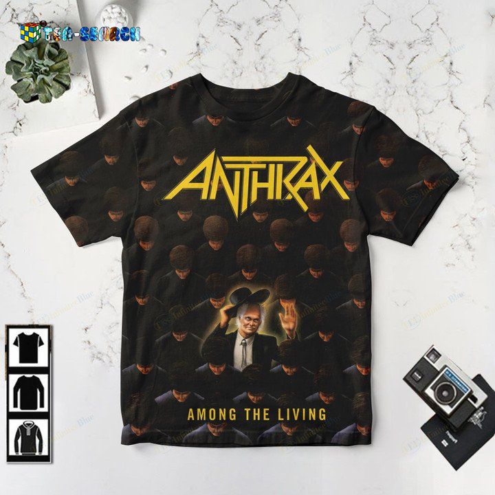 New Launch Anthrax Among the Living Album All Over Print Shirt
