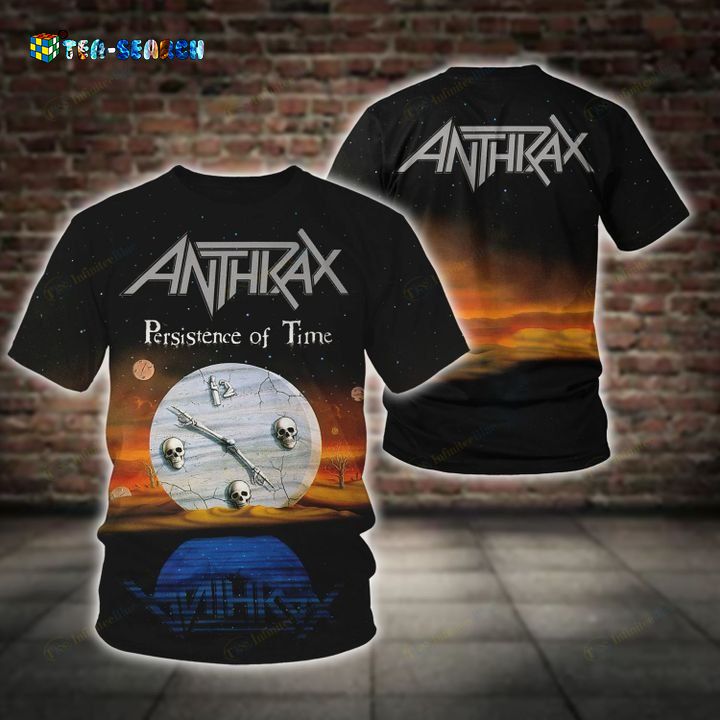 How To Buy Anthrax Band Persistence of Time 1990 3D T-Shirt