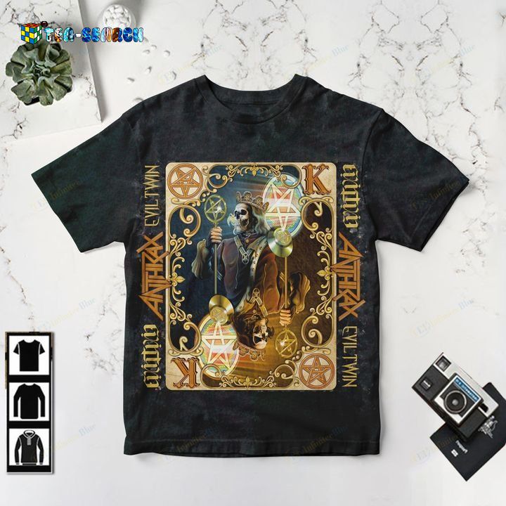Big Sale Anthrax Evil Twin Album All Over Print Shirt