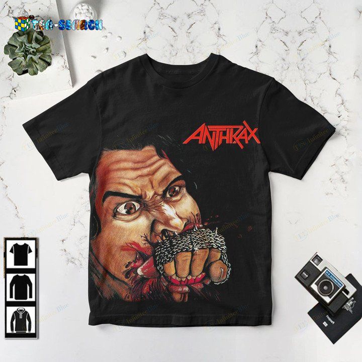 Cheap Anthrax Fistful of Metal Armed and Dangerous Album All Over Print Shirt