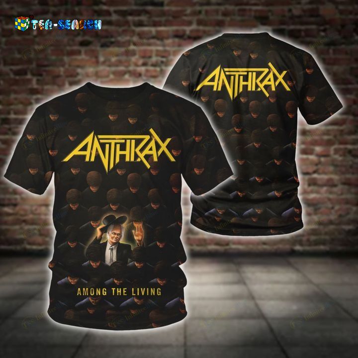 The Great Anthrax Heavy Metal Band Among the Living 3D T-Shirt