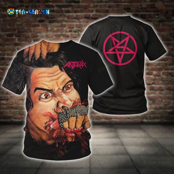 Amazon Anthrax Heavy Metal Band Fistful of Metal 3D T-Shirt