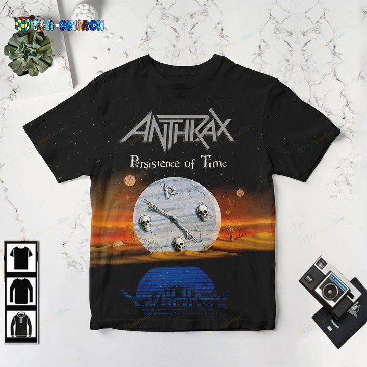 Wholesale Anthrax Persistence of Time Album All Over Print Shirt
