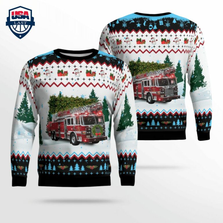 Arlington County Fire Department 3D Christmas Sweater - You are always amazing