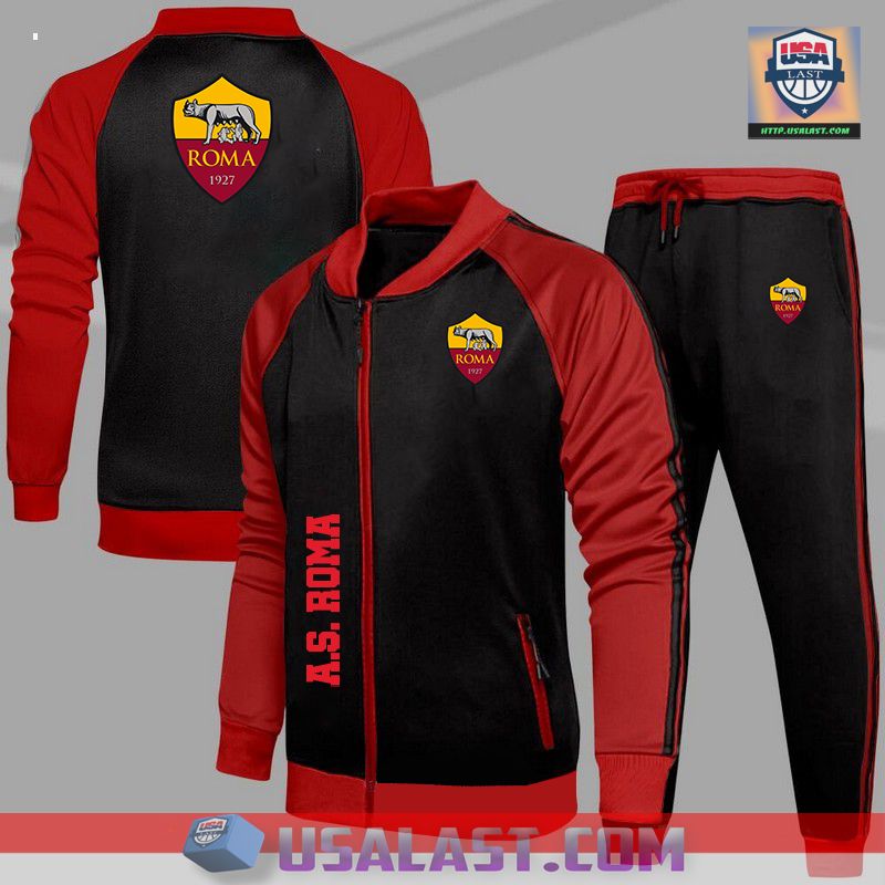 AS Roma Sport Tracksuits 2 Piece Set - Pic of the century