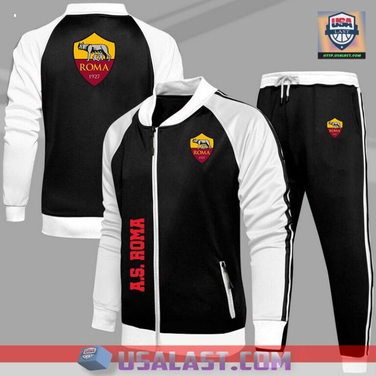 AS Roma Sport Tracksuits 2 Piece Set - Cuteness overloaded