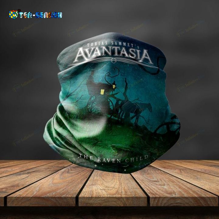Avantasia The Raven Child 3D Bandana Neck Gaiter - Looking so nice
