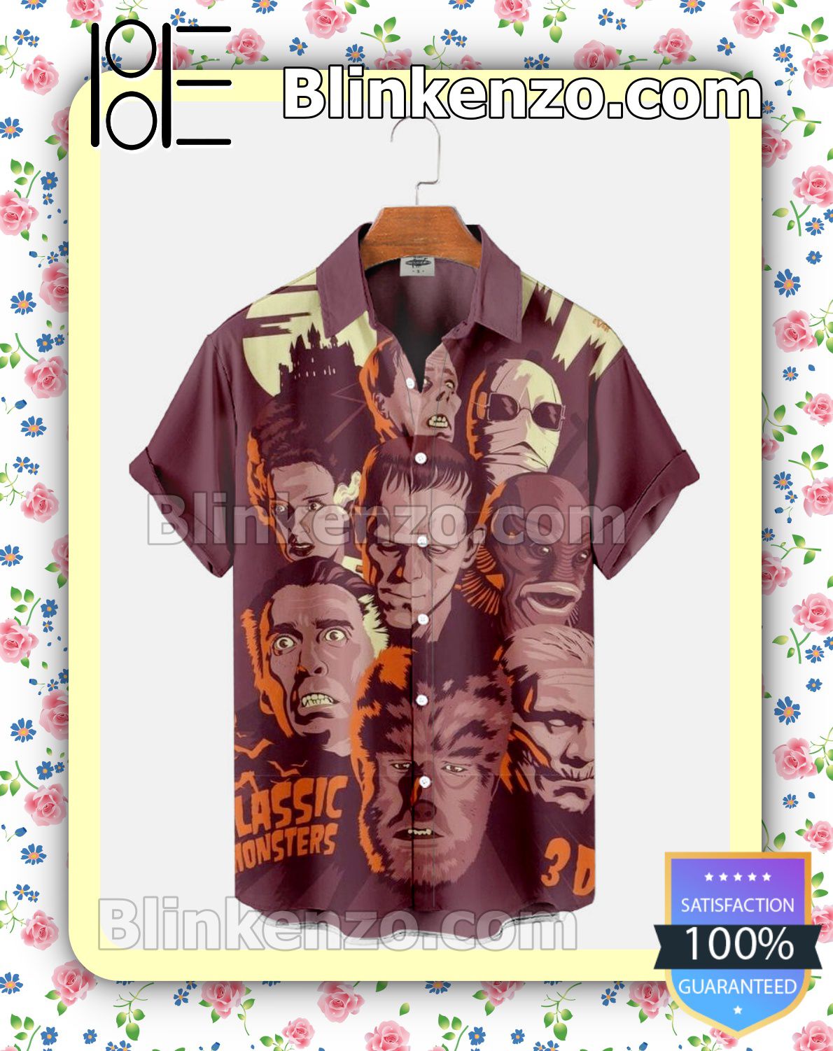 Classic Monsters 3d Halloween 2022 Idea Shirt