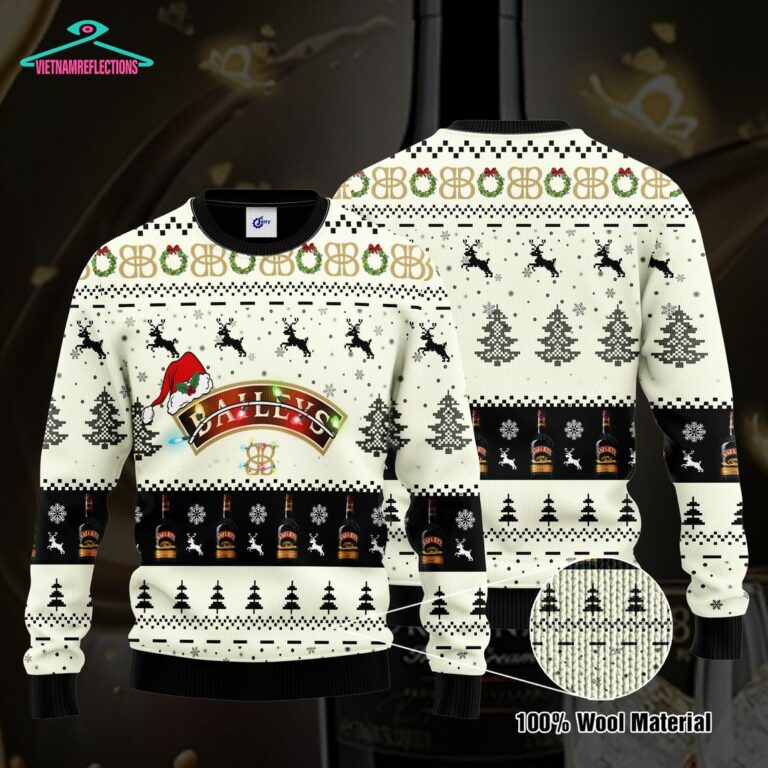 Baileys Santa Hat Ugly Christmas Sweater - Eye soothing picture dear