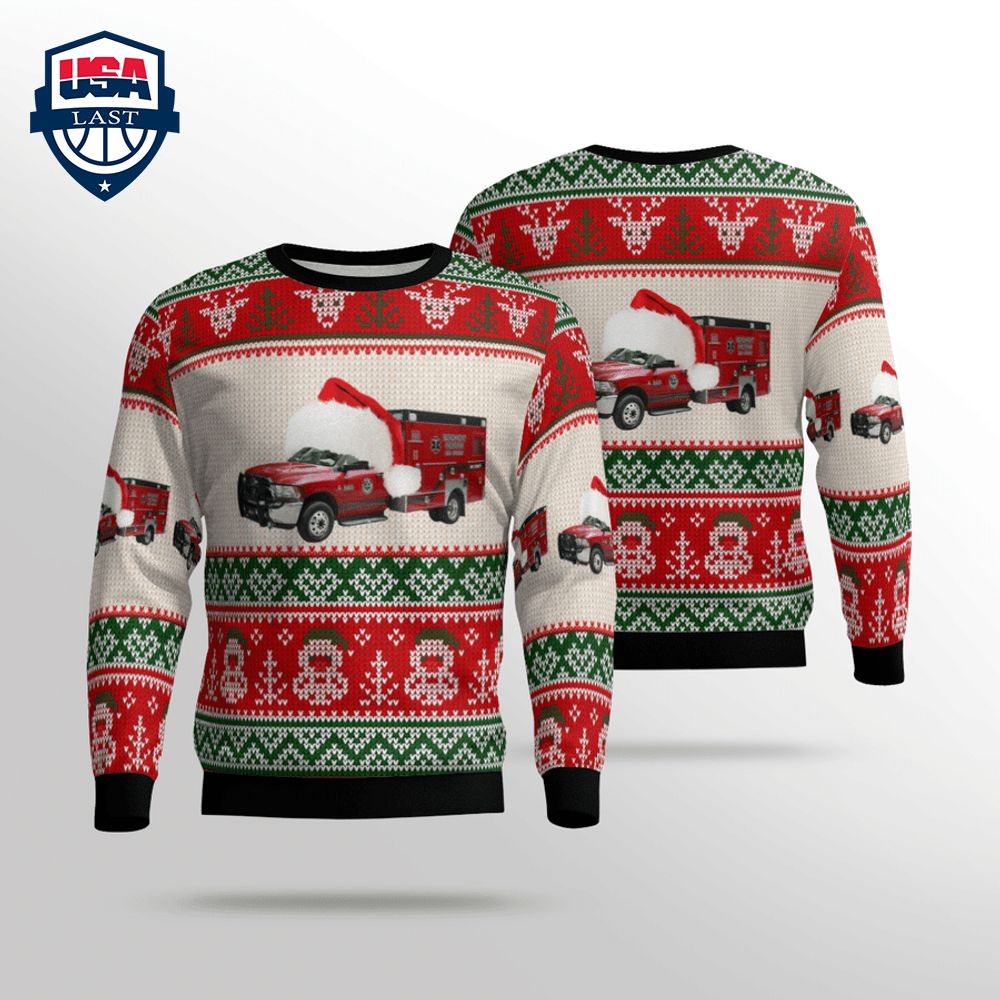 Bay County EMS 3D Christmas Sweater
