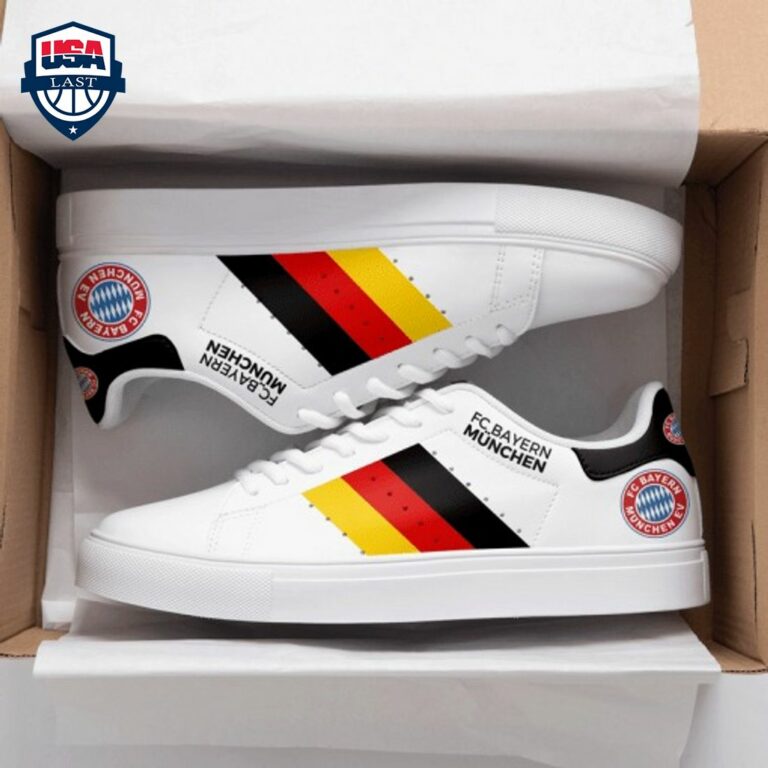Bayern Munich Germany Flag Stan Smith Low Top Shoes - Beauty queen