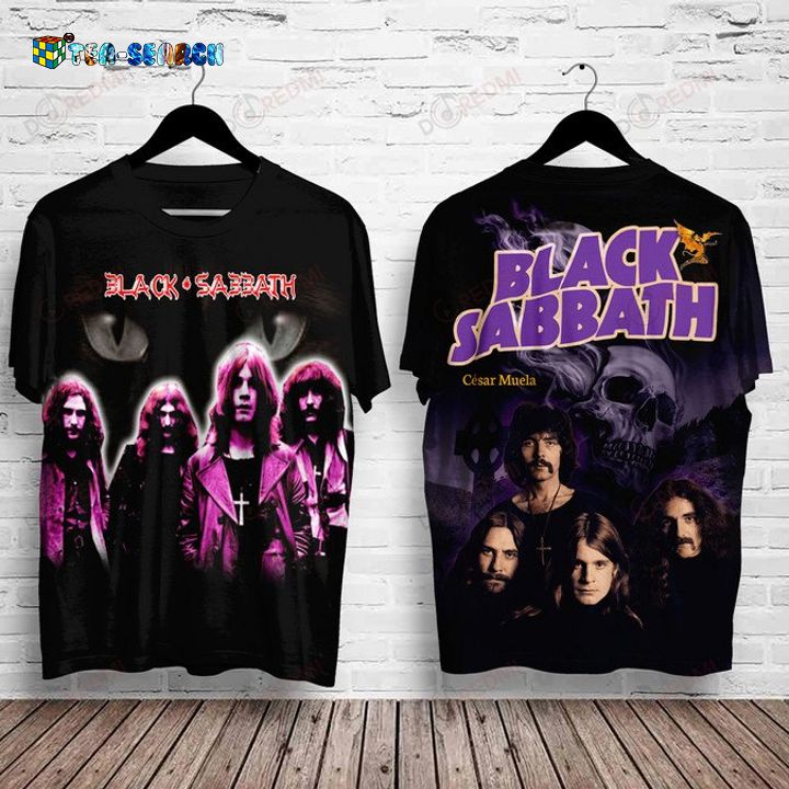 Black Sabbath Cesar Muela 3D All Over Print Shirt - Best couple on earth