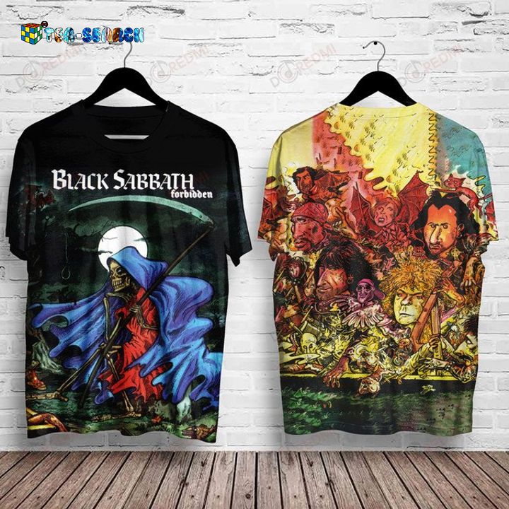Black Sabbath Forbidden 3D All Over Print Shirt - Nice Pic