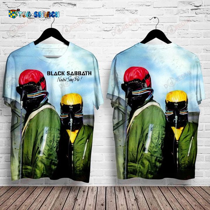 Saleoff Black Sabbath Never Say Die 3D All Over Print Shirt