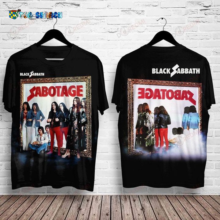 Black Sabbath Sabotage 3D All Over Print Shirt - Mesmerising