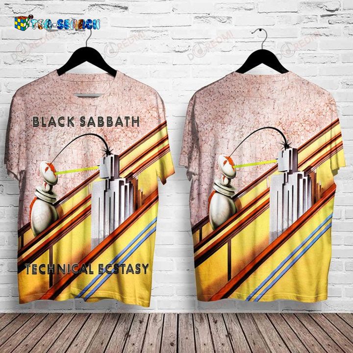 New Taobao Black Sabbath Technical Ecstasy 3D All Over Print Shirt