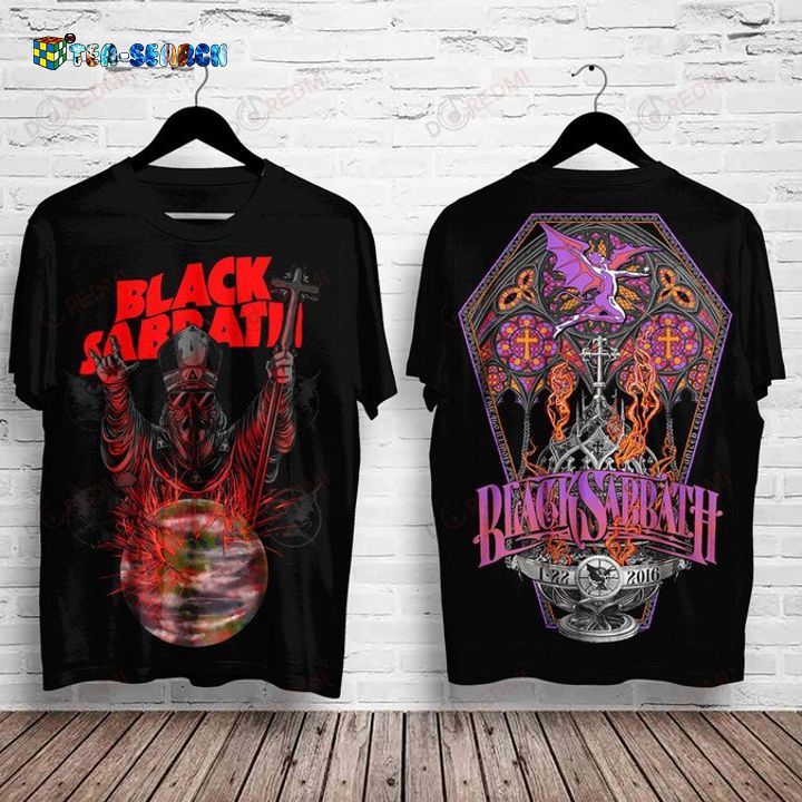 New Launch Black Sabbath The End Tour 2016 3D All Over Print Shirt