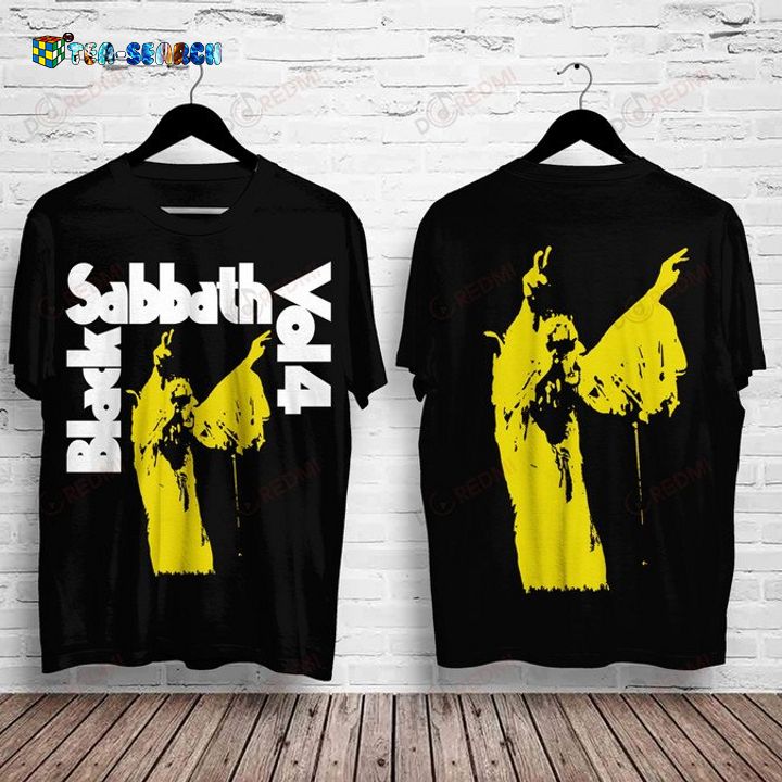 Black Sabbath Vol 4 3D All Over Print Shirt - Awesome Pic guys