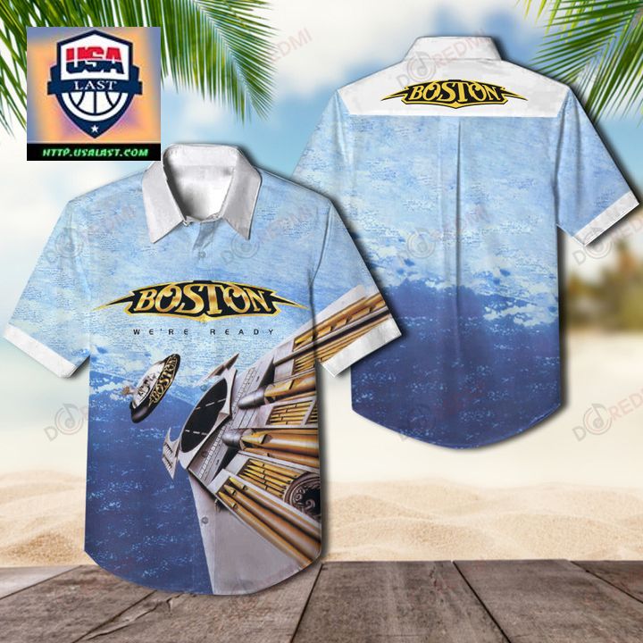 Best Gift Boston Band We’re Ready Hawaiian Shirt