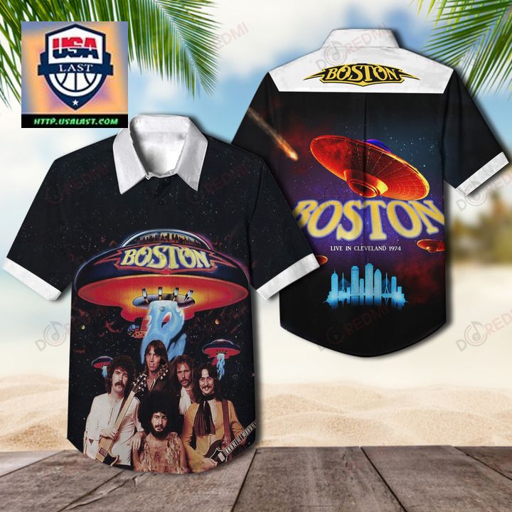 Boston Live In Cleveland 1976 Hawaiian Shirt - Best click of yours